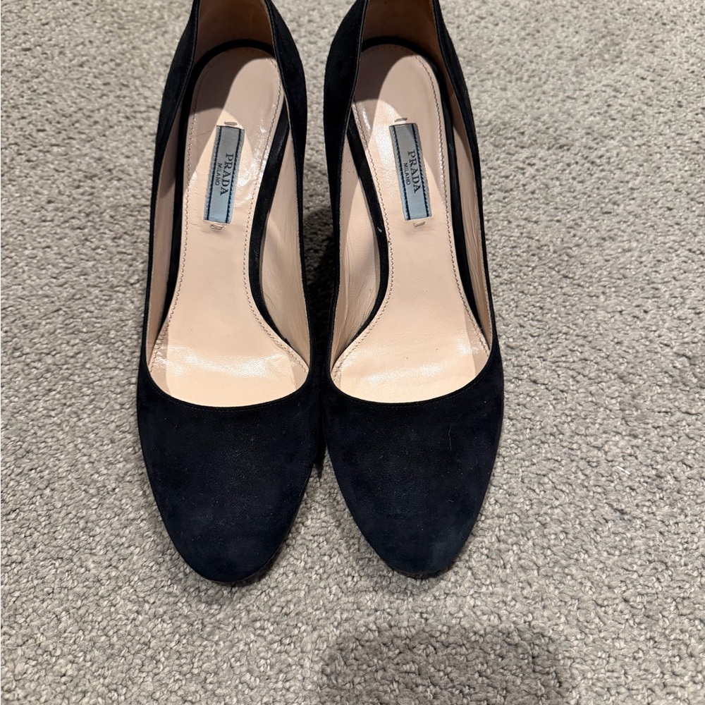 Prada Women's Classic Black Heels